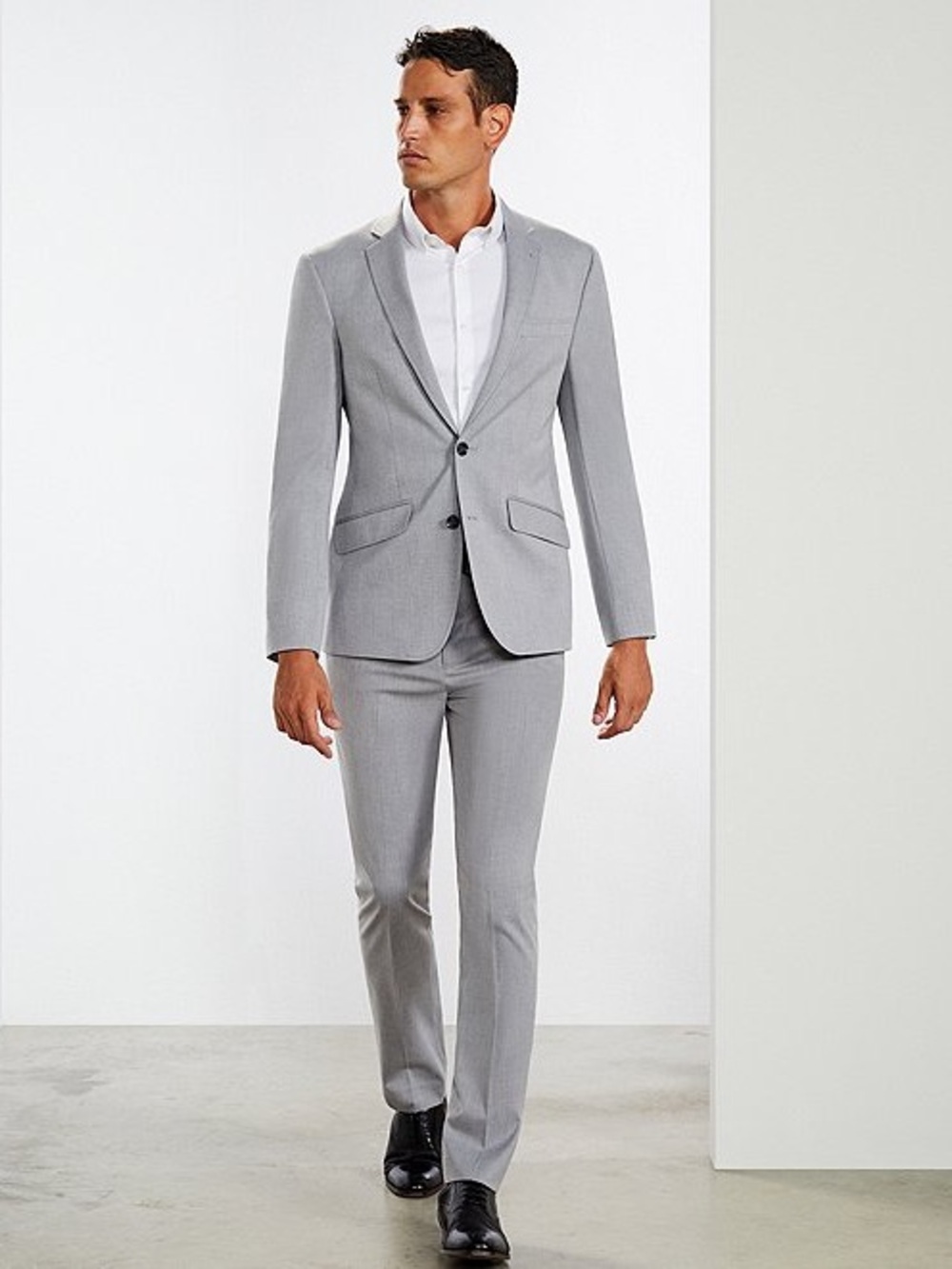 Murano Evan Extra Slim Fit TekFit Waistband Suit Separates Dress Pants